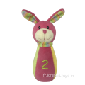 Hochet Lapin Rose Bébé